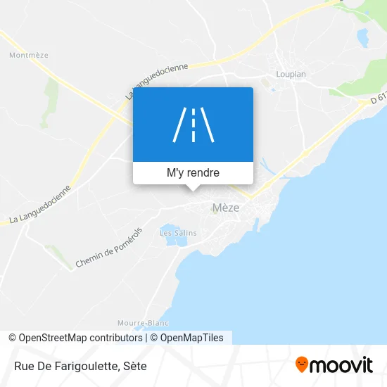 Rue De Farigoulette plan