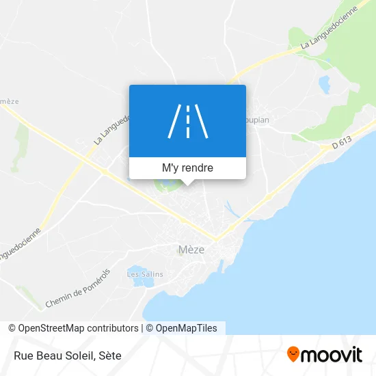 Rue Beau Soleil plan