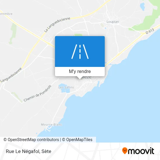 Rue Le Négafol plan