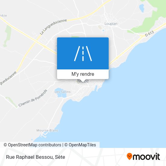 Rue Raphael Bessou plan
