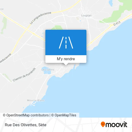 Rue Des Olivettes plan