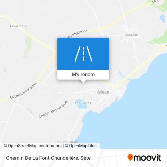 Chemin De La Font-Chandelière plan