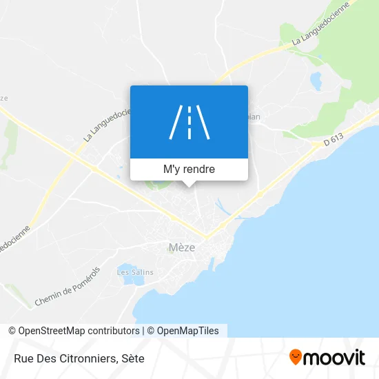 Rue Des Citronniers plan