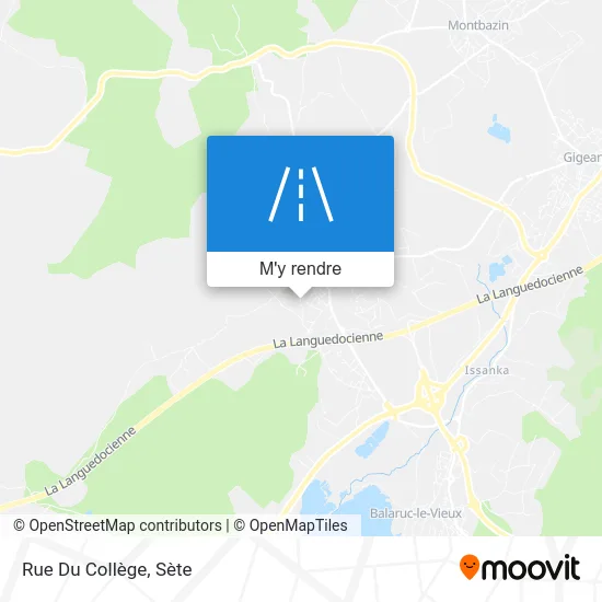 Rue Du Collège plan