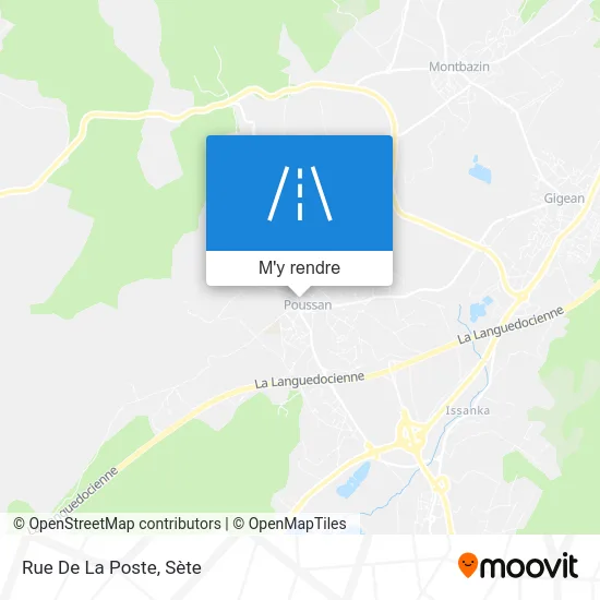 Rue De La Poste plan