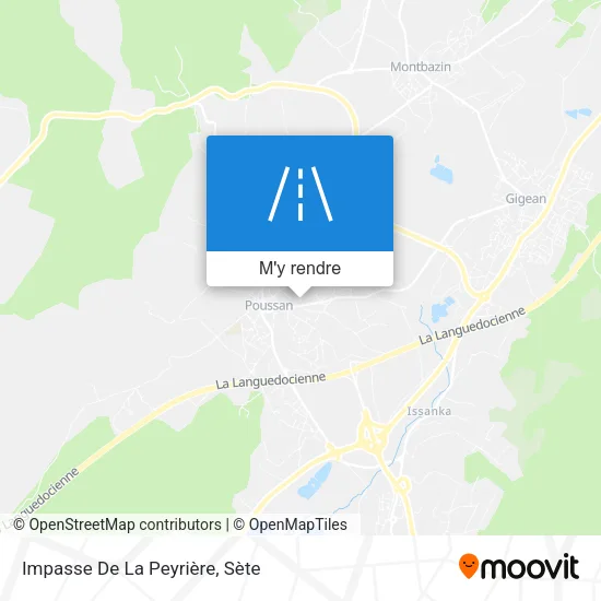 Impasse De La Peyrière plan