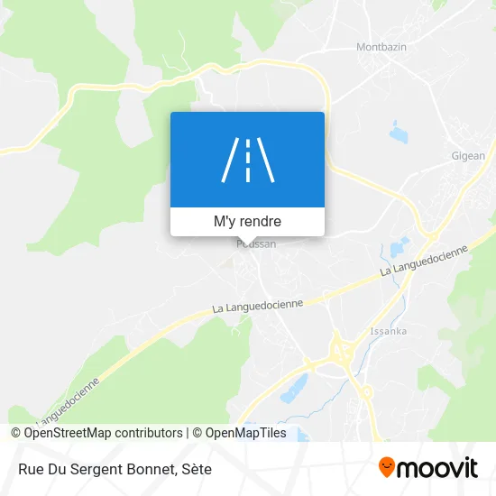 Rue Du Sergent Bonnet plan