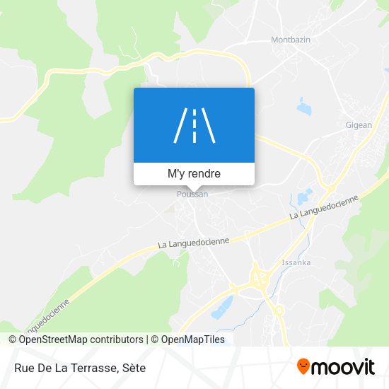 Rue De La Terrasse plan