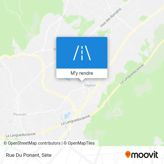 Rue Du Ponant plan