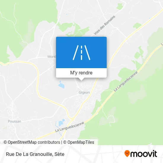 Rue De La Granouille plan