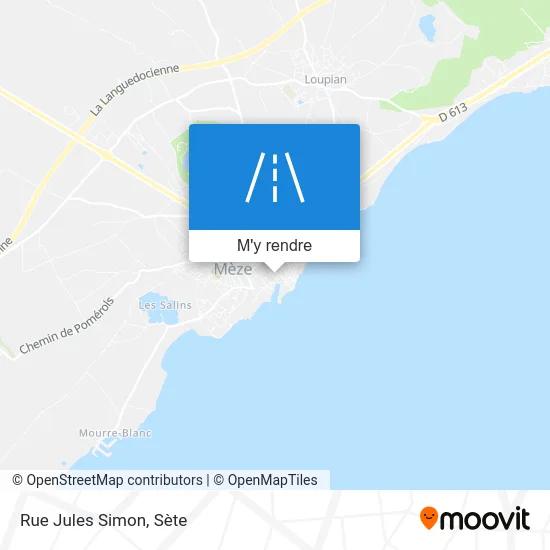 Rue Jules Simon plan