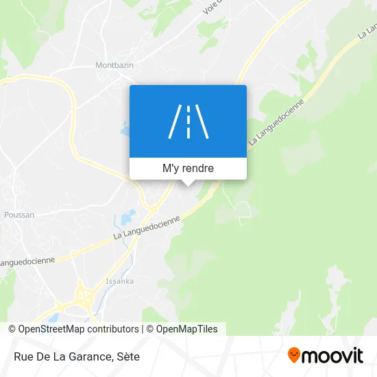 Rue De La Garance plan