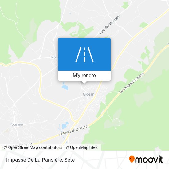 Impasse De La Pansière plan