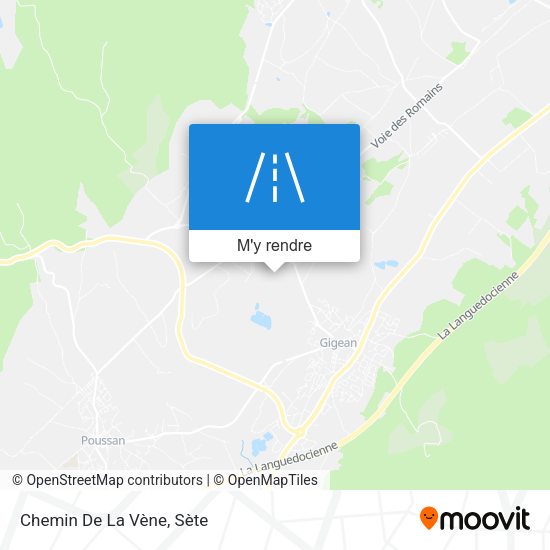 Chemin De La Vène plan