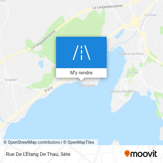 Rue De L'Étang De Thau plan