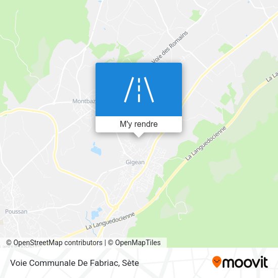 Voie Communale De Fabriac plan