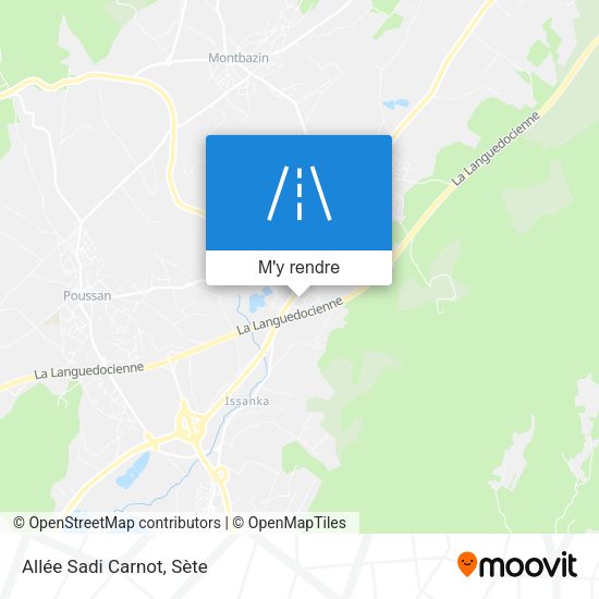 Allée Sadi Carnot plan