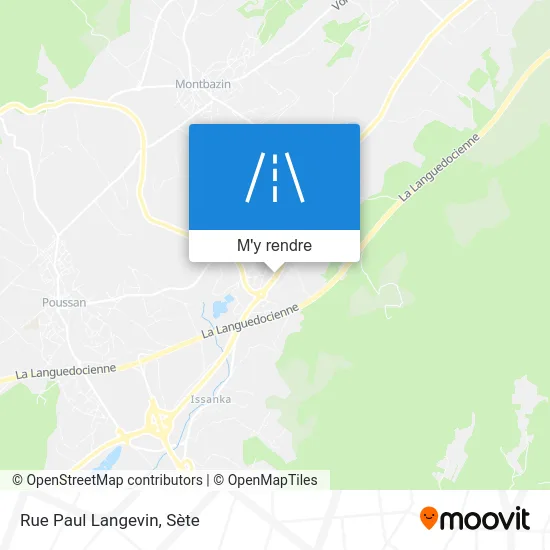 Rue Paul Langevin plan