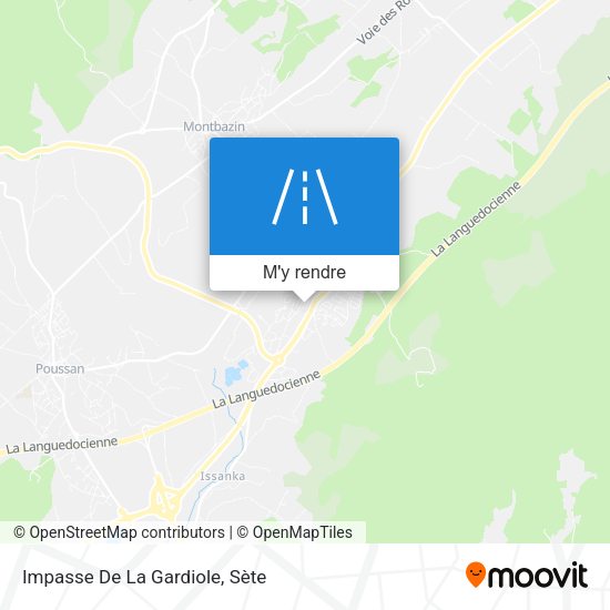 Impasse De La Gardiole plan