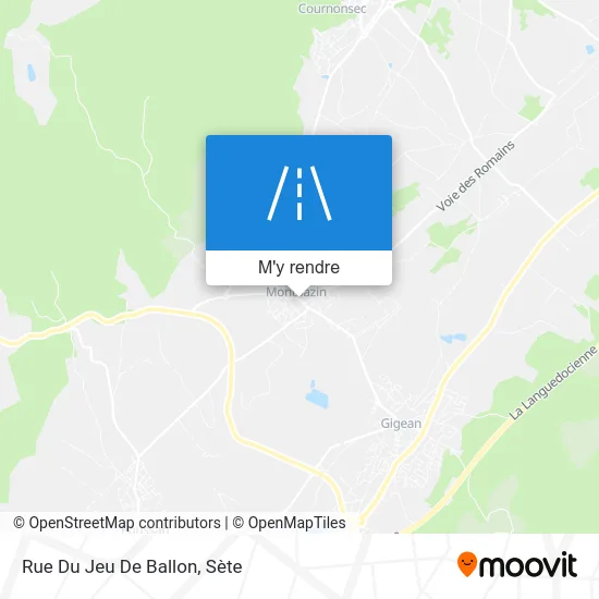 Rue Du Jeu De Ballon plan