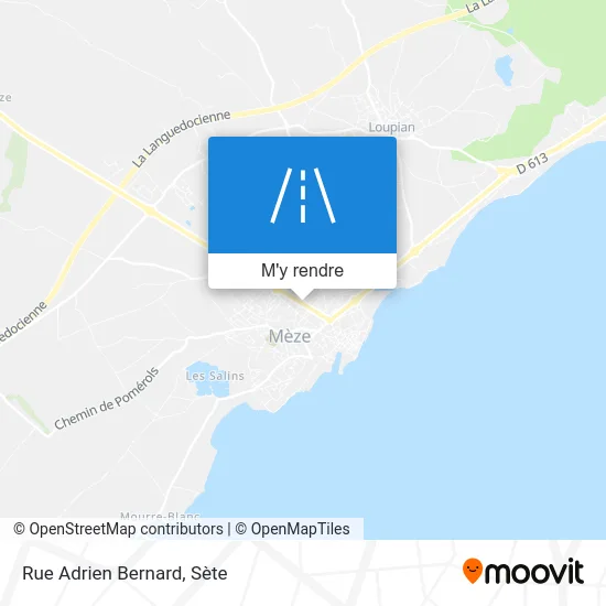 Rue Adrien Bernard plan