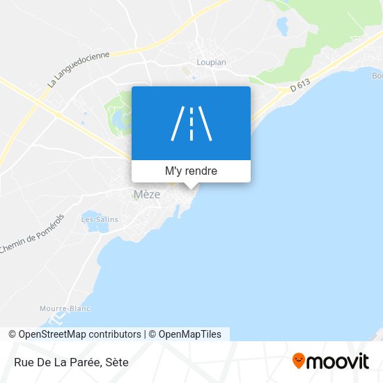 Rue De La Parée plan