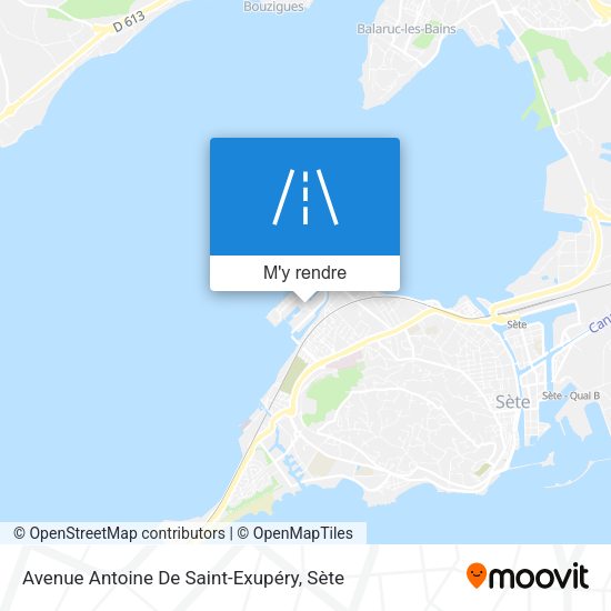 Avenue Antoine De Saint-Exupéry plan