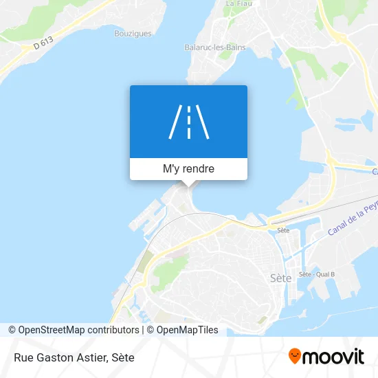 Rue Gaston Astier plan