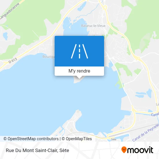 Rue Du Mont Saint-Clair plan