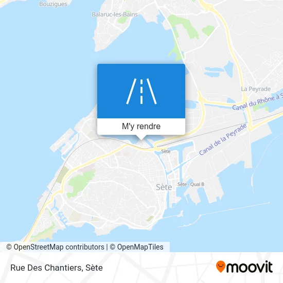 Rue Des Chantiers plan