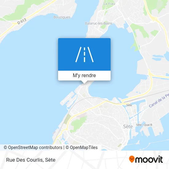 Rue Des Courlis plan