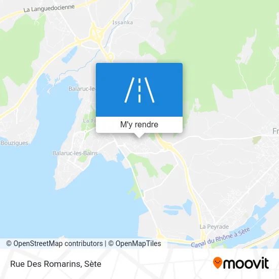 Rue Des Romarins plan