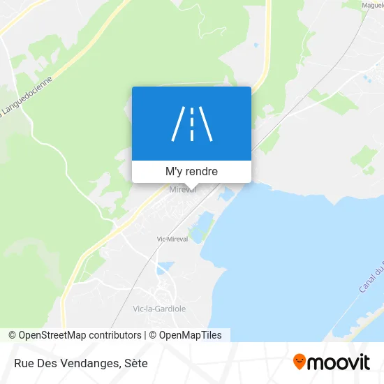 Rue Des Vendanges plan