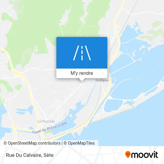 Rue Du Calvaire plan