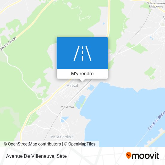 Avenue De Villeneuve plan
