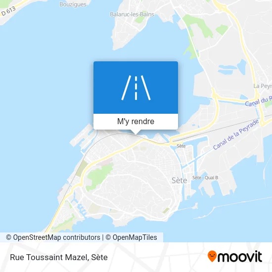 Rue Toussaint Mazel plan