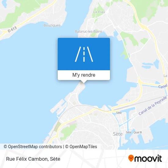 Rue Félix Cambon plan