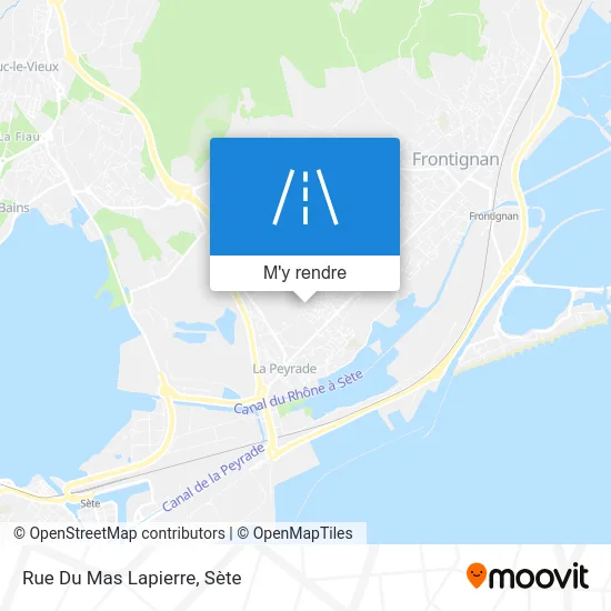 Rue Du Mas Lapierre plan