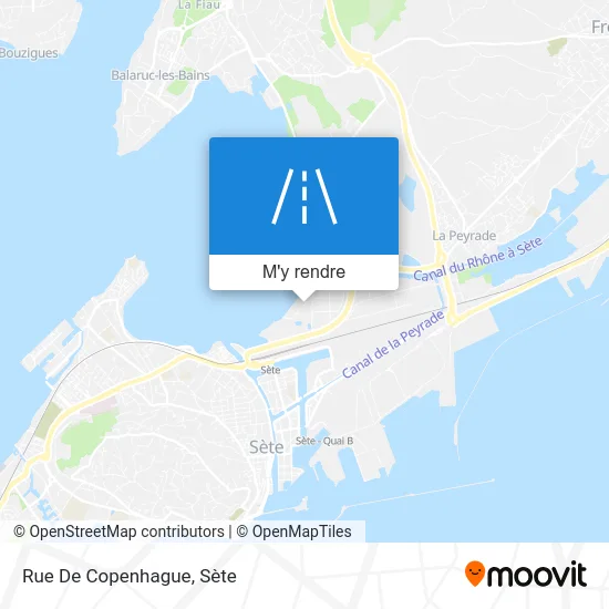 Rue De Copenhague plan