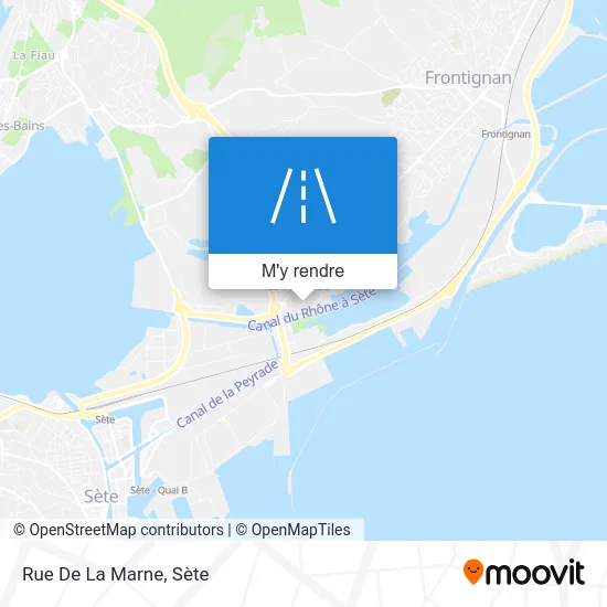 Rue De La Marne plan