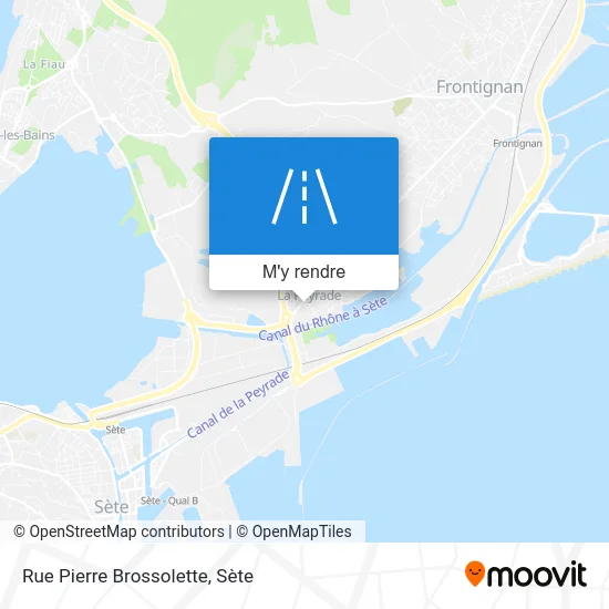 Rue Pierre Brossolette plan