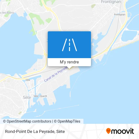 Rond-Point De La Peyrade plan