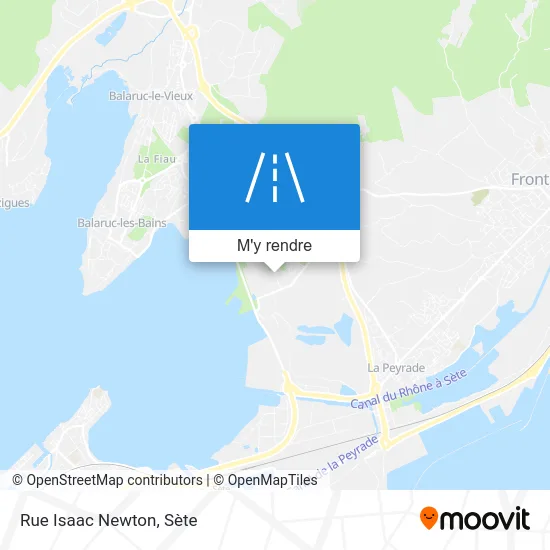 Rue Isaac Newton plan