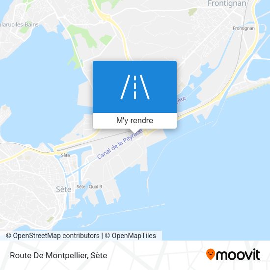 Route De Montpellier plan