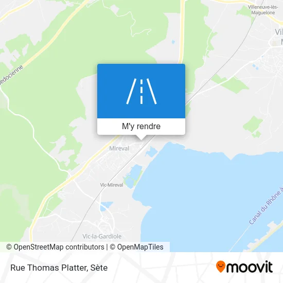 Rue Thomas Platter plan