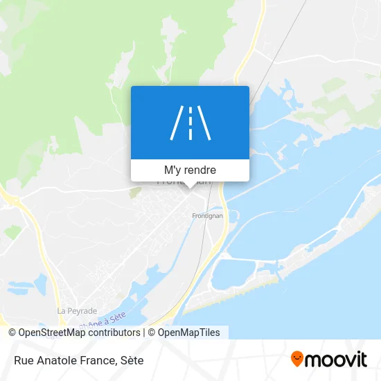 Rue Anatole France plan