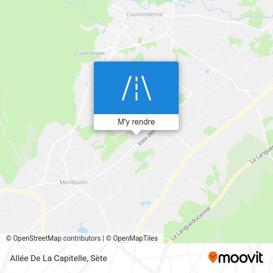 Allée De La Capitelle plan