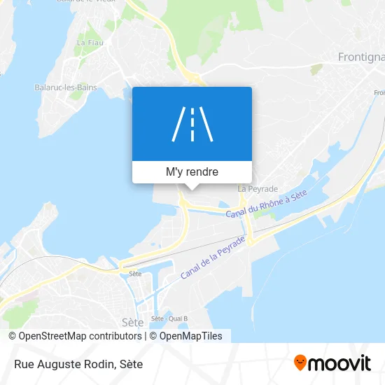 Rue Auguste Rodin plan