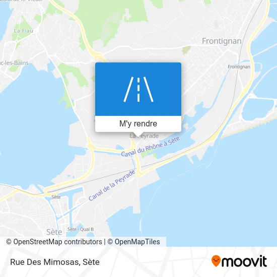 Rue Des Mimosas plan