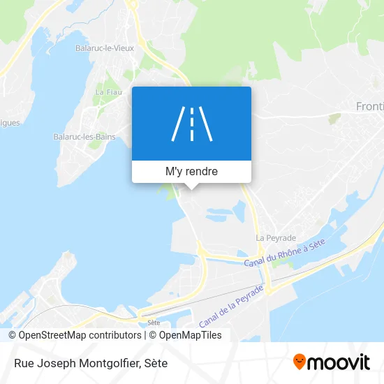 Rue Joseph Montgolfier plan